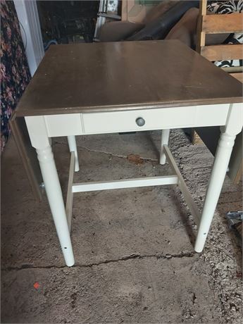 Two-Tone Drop-Leaf Table G