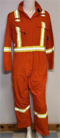 MWG Apparel Premium CGSB Certified FR High-Vis Orange Coveralls OA