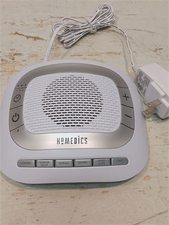 HoMedics SoundSpa Portable White Noise Machine - Tested & Working DC