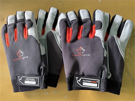 Superior Glove Clutch Gear® High-Dexterity Mechanics Gloves, 2 pair 11