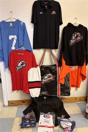 Moncton Thunderbirds Sports Apparel & Gear Lot - Under Armour, Athletic Knit 9