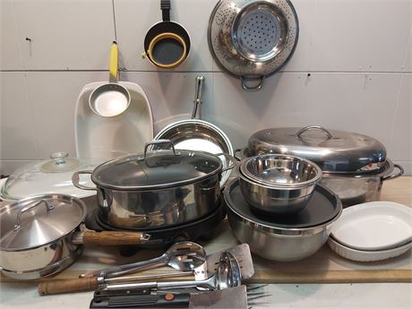 Complete Multi-Piece Cookware & Kitchen Essentials Set 8