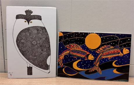 Indigenous Masters Collection: Featuring "The Owl" by Kenojuak Ashevak FS