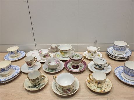 Elegant Vintage Teacup & Saucer Treasury 18