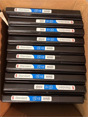 Staples "Standard" 1/2" 3-Ring Binders - Black 16