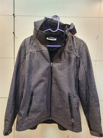 Women's "Tattoo" Brand Grey Hooded Performance Jacket 6FR