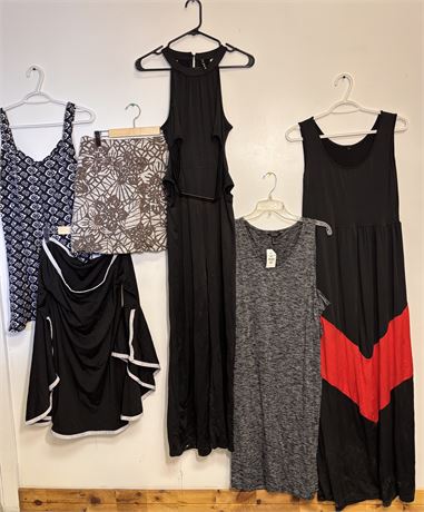 6 Women’s Large (10) Dresses & Skirt – Columbia, Streetwear Society & More! 18