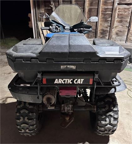 Arctic Cat 400 4x4 ATV – Work-Ready with Extras & Registration O