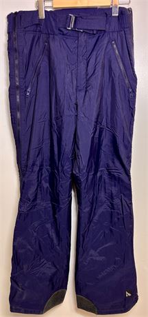 Vintage Serac TGF Weatherproof Insulated Ski Pants - Navy Blue - Size 36 - Men1