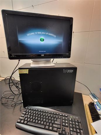 ​HP Pavilion Slimline Desktop & Dual Monitor Set 12