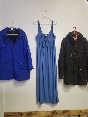 Transitional Outerwear & Maxi Dress Trio 7