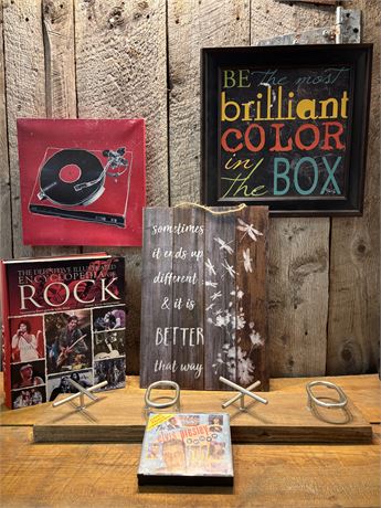 Rock & Retro Decor: Marla Rae Art, Rock Encyclopedia, Elvis 4-CD Set & More 8