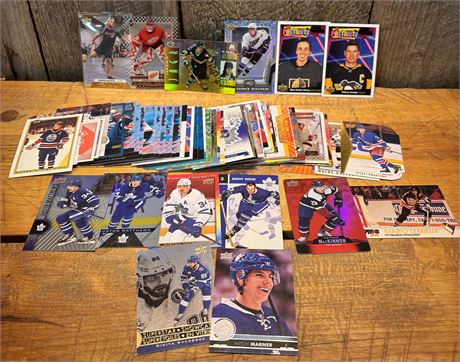 NHL Superstar Card Lot - Matthews, McDavid, Crosby, MacKinnon - UD Canvas FS