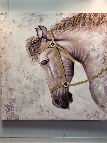 Contemporary Equestrian Portrait Canvas Art 20