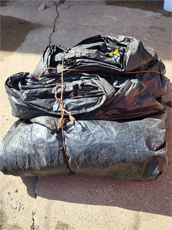 ​Heavy-Duty Padded Poly Tarp Bundle- As-is G