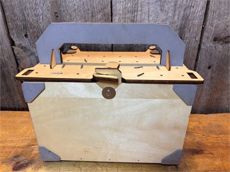 KiwiCo Eureka Crate "Maker Station" Fold-Out Wooden Toolbox Organizer