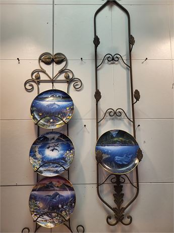 Marine Life Decorative Plate Display Set
