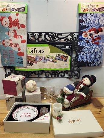 Christmas Holiday Home Decor & Entertaining Set
