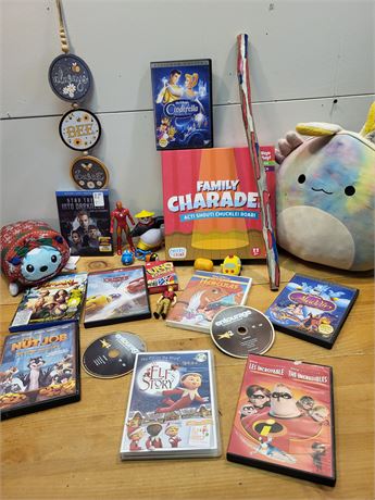 Family Media, Board Games & Plush Toy Collection