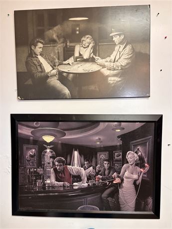 Vintage Hollywood Legends Art Prints 16BW