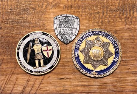 Military & Faith Challenge Coins