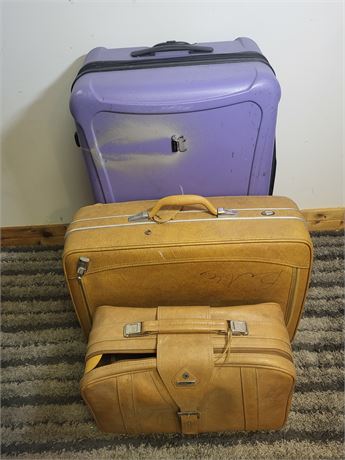 Assorted Luggage Set – Vintage Samsonite & IT Hardside Spinner