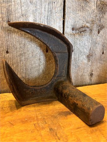 Antique Cast Iron "ELLON" Cobbler's Shoe Last / Anvil