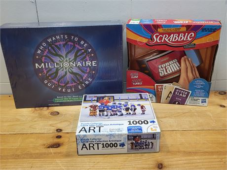 Board Games & Jigsaw Puzzle Bundle