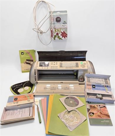 Cricut Expression Electronic Cutting Machine Bundle with Cartridges, Accessories