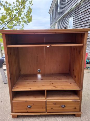 Wooden Media Console/TV Stand G