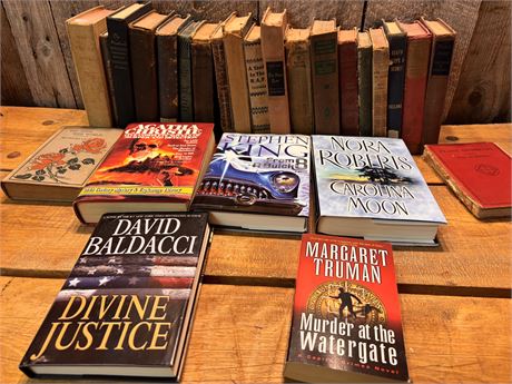 20+ Volumes: Antique Hardcovers, Classics, Mystery, Fiction & Canadian Interest