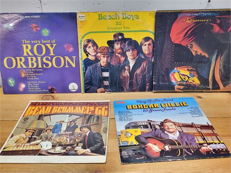 Classic Rock, Pop & Country Vinyl LP Collection