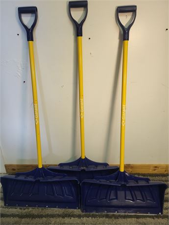 Trio of Garant Snow Shovels