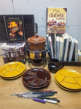 Fondue Party and Cookbook Collection