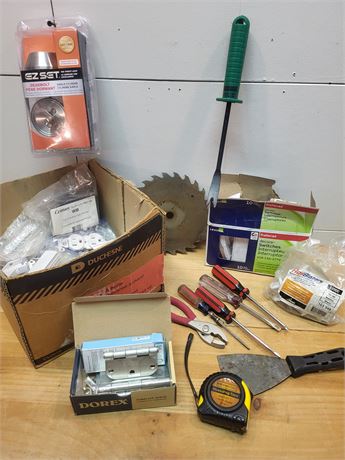 Assorted Hardware and Tools