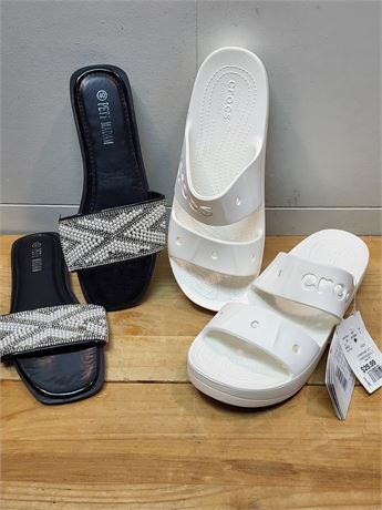 Croc Sandals and Petit Madam