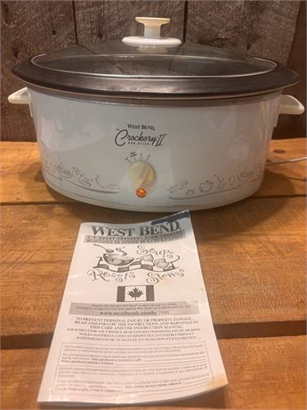 West Bend The Crockery II 5-6 Quart Slow Cooker