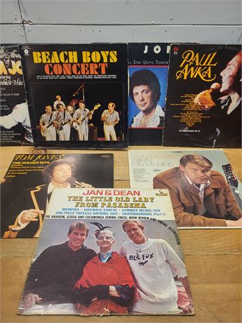 Vintage Musical Artist Vinyl Records
