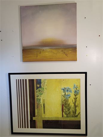 Pair of Decorative Wall Art Pieces