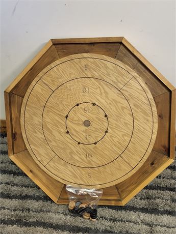 Wooden Crokinole or Carrom Board