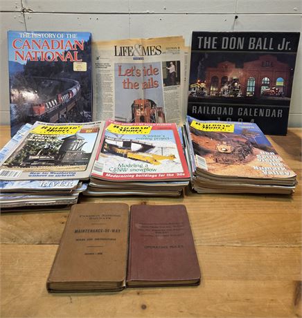 ​Antique Canadian National Railways Pocket Rule Books (1926 & 1929) & Ephemera