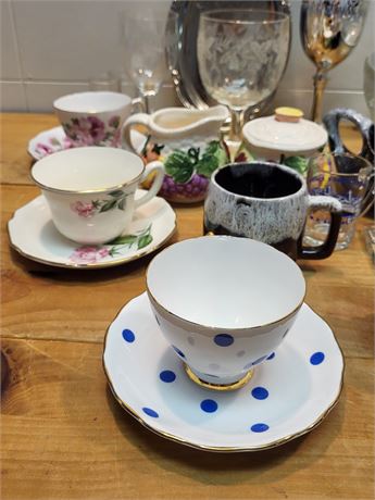 Collection of Vintage Decor and Tableware