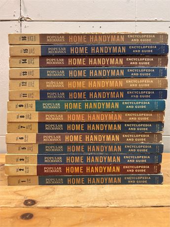 Vintage Popular Mechanics Home Handyman Encyclopedia & Guide