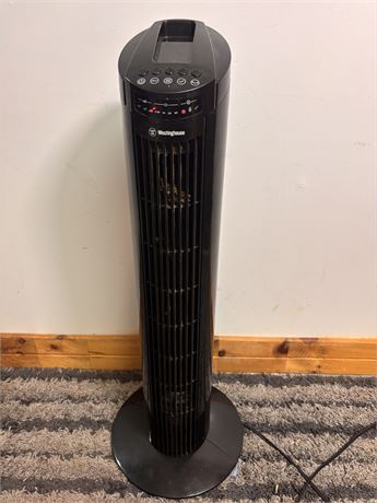 Westinghouse 29" Oscillating Tower Fan - Model WSFTDXS29BK - Powers On