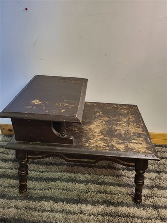 Vintage Step End Table