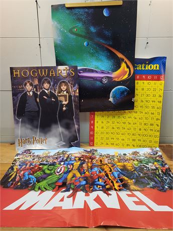 Pop Culture and Educational Poster Collection