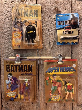 Vintage 1989 DC Comics & Batman Figures