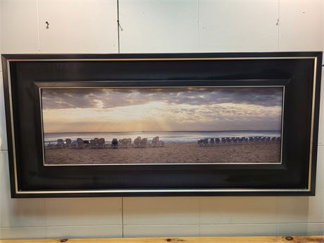 Beach Sunset Framed Print