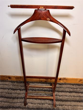 Vintage Mid-Century Birkdale Wooden Valet Stand