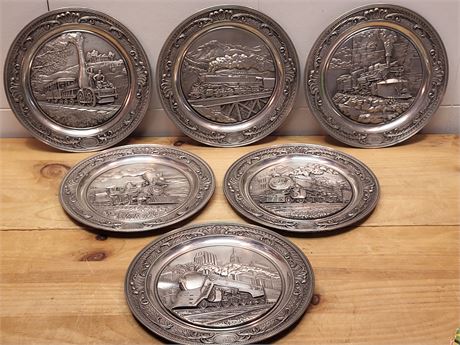 Legendary Steam Trains Collector Plate Set